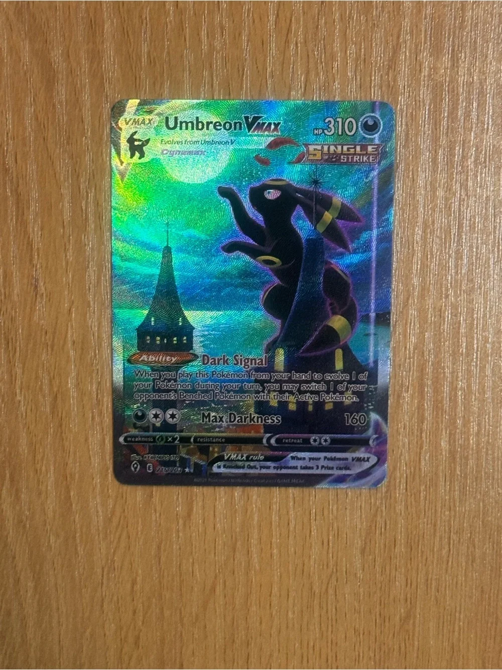 Umbreon Vmax secret rare custom cards
